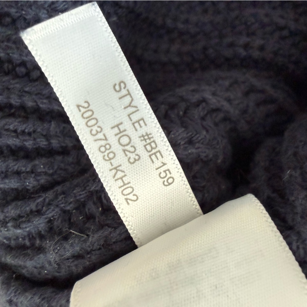 J Crew 100% Cotton Relaxed Rollneck™ sweater in Navy - Picture 6 of 7